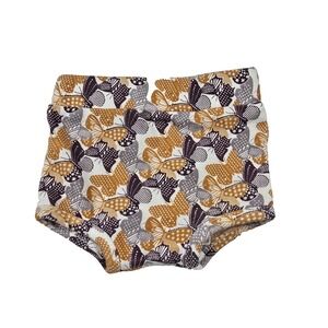 Kate Quinn Butterfly Bloomers Diaper Cover Size 0-3 Months Organic Cotton Shorts